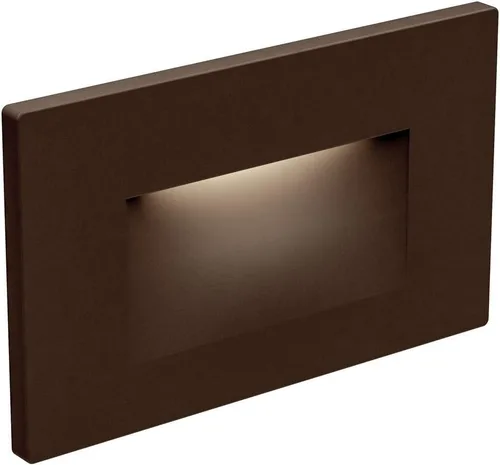 Vista 4 de DALS Lighting LEDSTEP005D-WH - Luz LED empotrable horizontal para interiores y exteriores, 4.75 pulgadas, color blanco