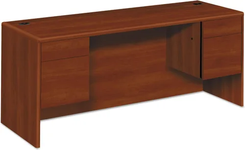 Vista 27 de HON Pedestal Credenza, derecha, 72 x 24 x 29-1/2 pulgadas, caoba