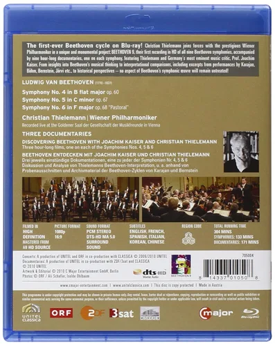 Vista 2 de Beethoven Symphonies Nos. 4 & 5 & 6 Blu-ray