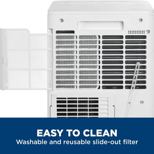 Vista 6 de GE Aire acondicionado portátil de 8,000 BTU para habitaciones pequeñas de hasta 150 pies cuadrados (5,100 BTU SACC), 3 en 1 con deshumidificación