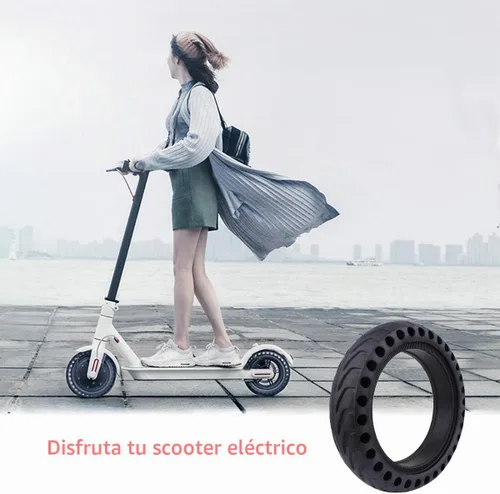 Vista 4 de Z-FIRST Llantas sólidas de 8.5 pulgadas para scooter eléctrico, neumáticos de repuesto de 8-1/2 pulgadas, neumáticos delanteros o traseros de panal