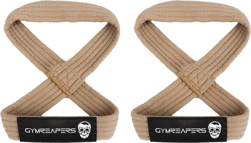 Vista 8 de Gymreapers Correas de Levantamiento Figura 8 para Peso Muerto, Powerlifting, Strongman y Entrenamiento Cruzado, Correas de Muñeca Fuertes