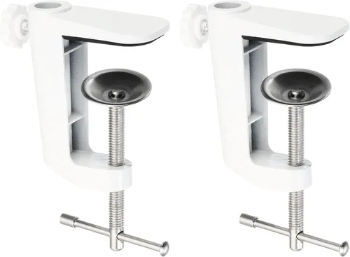 Vista 6 de PATIKIL Abrazadera de montaje en mesa de escritorio, abrazadera de escritorio universal en forma de C con tornillo ajustable para soporte de lámpara