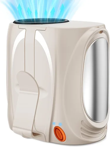 Vista 11 de Ventilador de cintura portátil AI, 6 velocidades de 16000 rpm, flujo de aire turbo fuerte, ventilador personal de refrigeración máxima de 40 horas