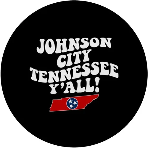 Vista 3 de Johnson City Tennessee Y'all TN Southern Vacation PopSockets PopGrip intercambiables