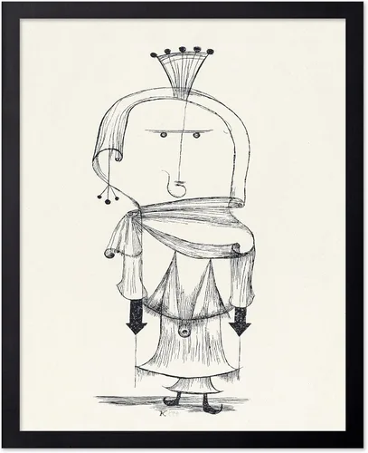 Vista 106 de Poster Master Póster vintage de Paul Klee – Impresión retro de cómicos – Arte de dibujo – Arte abstracto – Regalo para hombres y mujeres – Estilo-09