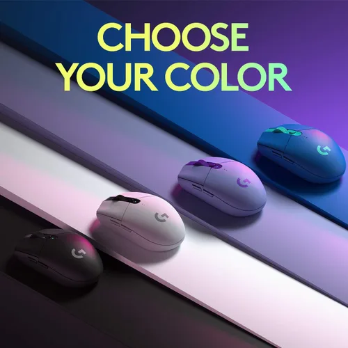 Vista 9 de Logitech G 305 LIGHTSPEED - Mouse inalámbrico para juegos, sensor Hero 12K, 12,000 DPI, ligero, 6 botones programables, duración de la batería