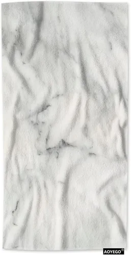 Vista 8 de AOYEGO Toallas de baño de sirena azul aguamarina, estilo retro, con escamas de peces marinos, sirena, lentejuelas, toallas de mano para cocina