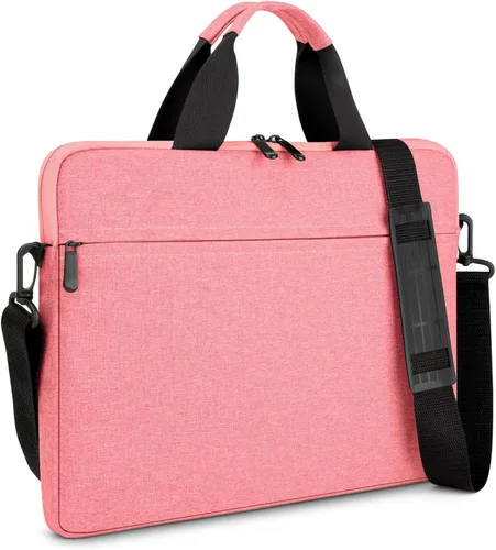 Vista 8 de Funda protectora para computadora portátil de 14 a 15 pulgadas, con asa y correa para el hombro, compatible con MacBook Air M5 M4 M3 M2 Acer ASUS HP