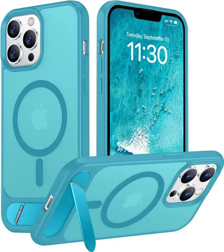 Vista 139 de Funda para iPhone 11 con compatibilidad magnética, [Soporte invisible incorporado][Compatible con MagSafe]