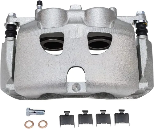 Vista 2 de Detroit Axle - Kit de freno delantero para Ford F-150 2010-2011, Ford Expedition Lincoln Navigator 2010-2021, repuesto de pastillas de freno
