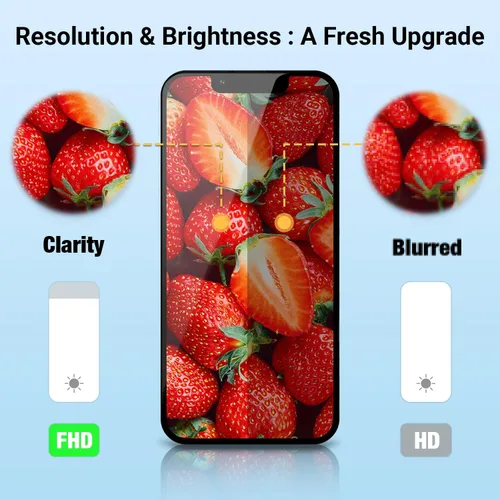 Vista 4 de Reemplazo de pantalla LCD de 5.4 pulgadas para iPhone 12, montaje digitalizador táctil 3D con herramientas de reparación, protector de pantalla