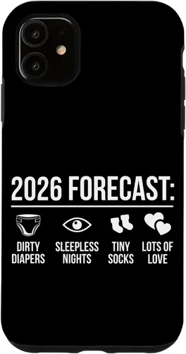 Vista 8 de Funny New Parents Future Mom Dad to Be 2026 Expecting Couple Case for iPhone 17