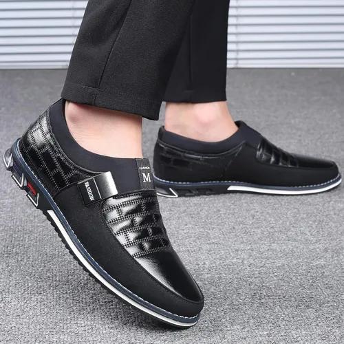 Vista 6 de COSIDRAM Zapatos casuales para hombre, mocasines cómodos, zapatos para caminar, para negocios, trabajo, oficina