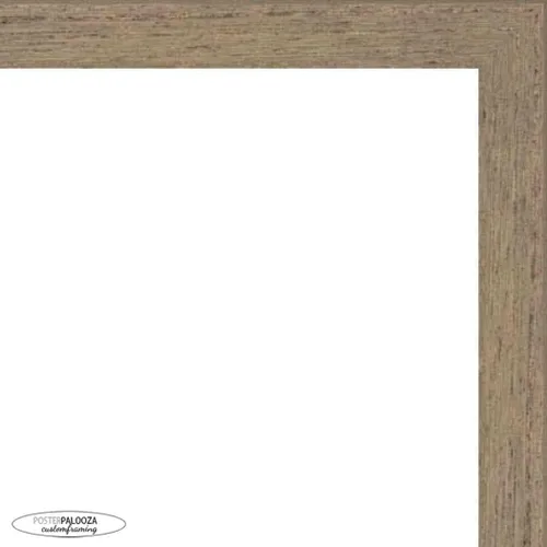 Vista 6 de Poster Palooza 3x3 Inch Rustic Walnut Complete Wood Square Picture Frame with UV Acrylic Plexiglass, Foam Board Backing & Hardware Included - 3x3