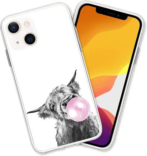 Vista 14 de Diseño para iPhone 14 Pro Max, diseño de acuarela de perros, collage de Pug para iPhone, protección a prueba de golpes, funda transparente de TPU
