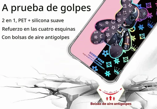 Vista 4 de jioeuinly Funda para Tecno Spark Go 2025 Compatible con Tecno Spark Go 1 / GO 1S / Pop 9 4G Funda de Teléfono Cubierta
