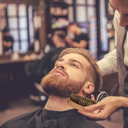 Vista 5 de Cepillo de Cerdas de Jabalí para Cabello y Barba para Hombres - Cepillo Pequeño y Suave para Barba, Cepillo de Bigote de Madera de Bolsillo