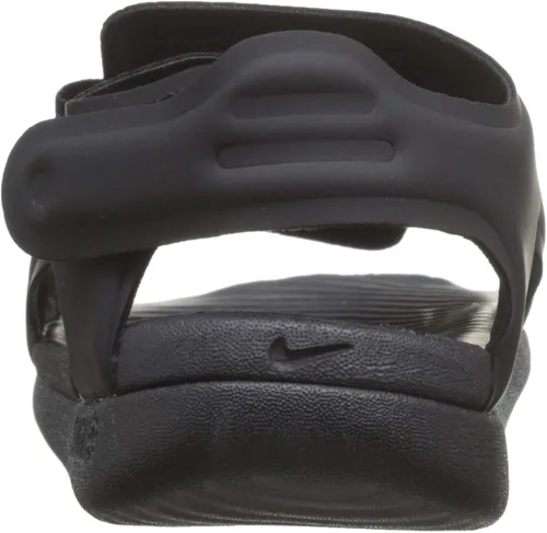 Vista 3 de Nike Sandalias de ajuste de rayos solares para niños pequeños y grandes, NegroBlanco