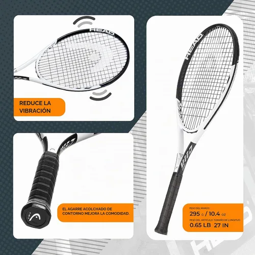Vista 4 de HEAD Geo Speed Tennis Racquet