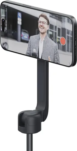 Vista 13 de ShiftCam SnapStand Max - Palo magnético para selfie y trípode - Compacto, plegable y extensible con cabeza inclinable y control remoto magnético