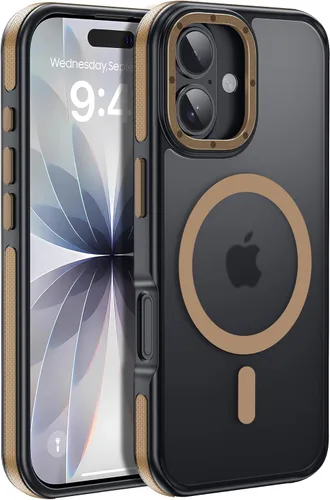 Vista 136 de Funda magnética para iPhone Air con protector de lente de cámara, protección grado militar de 10 pies, compatible con funda MagSafe Slim para iPhone