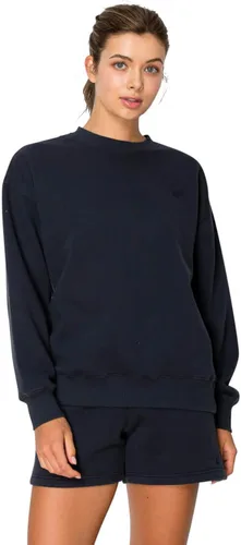 Vista 29 de Cali1850 Sudadera Cloud Nine Fleece Crew para mujer, ajuste relajado, cuello acanalado, puños y dobladillo