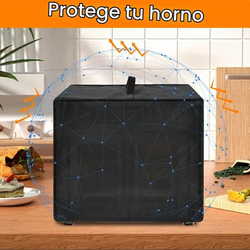 Vista 7 de Cubierta para Freidora de Aire y Horno Tostador, Cubiertas Resistente al Calor Impermeables y a Prueba de Polvo Compatibles con la Freidora de Aire