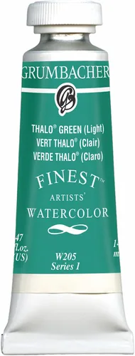 Vista 9 de Grumbacher Finest - Pintura de acuarela, 0.5 fl oz/0.47 oz, óxido de cromo verde (ligero)