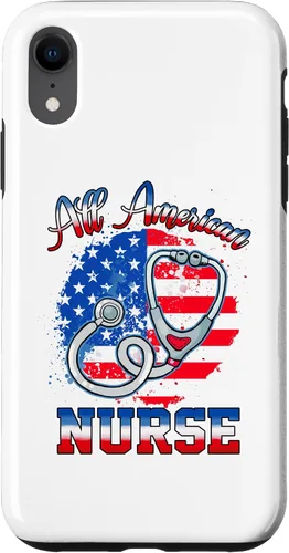 Vista 8 de Funda para iPhone 15 4 de julio con bandera de EE. UU