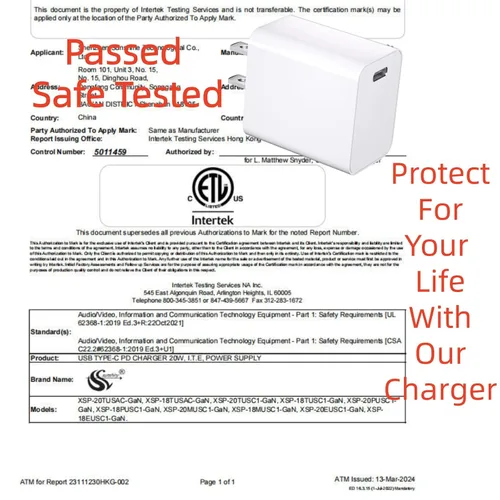 Vista 7 de Certificado MFi para cable USB-C a Lightning extralargo de 10 pies con cargador PD de 20 W, 1 paquete Cable de carga rápida de 27 W compatible