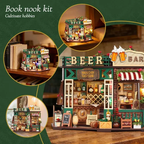 Vista 2 de Kit de casa en miniatura de Book Nook DIY