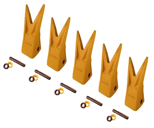 Vista 8 de Cubo de excavadora Tiger Rock diente w Pins, compatible con CAT J250 Series- 1U-3252WTL (1)