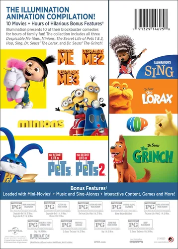 Vista 2 de Illumination Presents 10-Movie Collection DVD