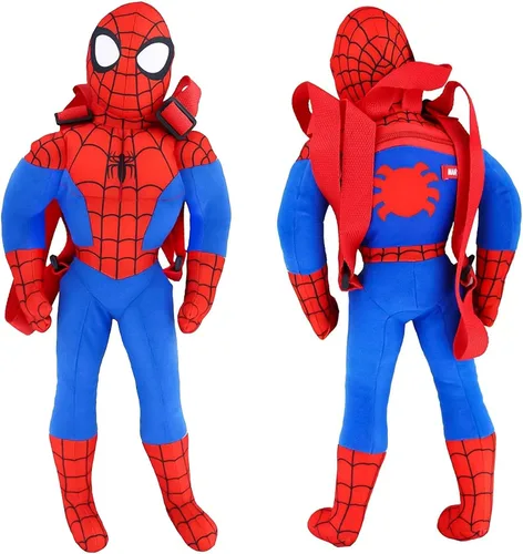 Vista 2 de Marvel Spider-Man - Mochila de felpa de 17 pulgadas