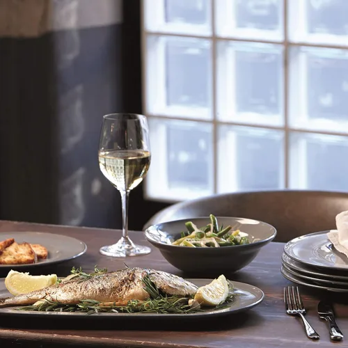 Vista 4 de Royal Doulton Exclusivamente para Gordon Ramsay Union Street Café Grey Set de 16 piezas