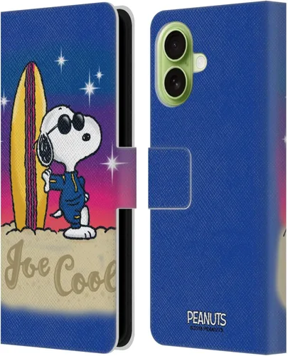 Vista 100 de Head Case Designs Funda de piel con licencia oficial de Peanuts Beach Surf Snoopy Boardwalk Airbrush compatible con Apple iPhone 11