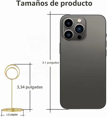 Vista 3 de Titular de la tarjeta del lugar de la tarjeta del soporte del Dorado