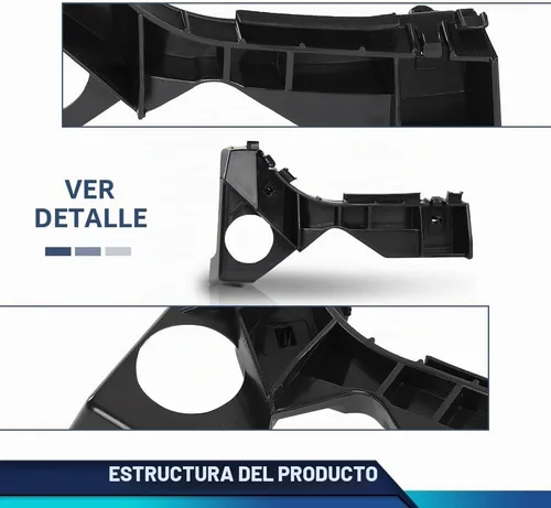 Vista 7 de PIT66 Juego de Soportes de Parachoques Delantero Izquierdo y Derecho 2 Piezas Compatible con Toyota Corolla CE LE S 2003-2008, Compatible
