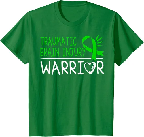Vista 43 de Camiseta de lesión intracraneal - Camiseta de conciencia TBI, Negro, S