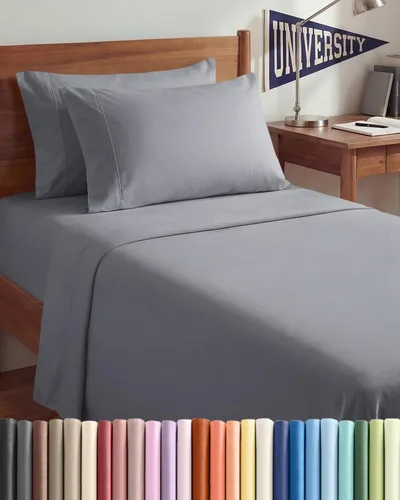 Vista 28 de Juego de sábanas Twin de 4 piezas - Cómodo, transpirable y refrescante - Juego de ropa de cama de lujo de hotel ultrasuave con bolsillos profundos
