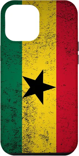 Vista 26 de Grunge Ghana Flag Vintage Accra West African Ghanaian Gift Case for iPhone 17