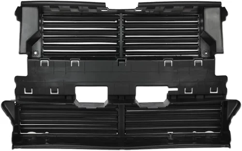Vista 10 de CNNELL Parrilla para puerta de faros delanteros, 1 par, color negro cromado, compatible con Ford F150 F250 F350 Bronco 1992-1996