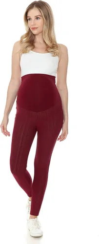 Vista 6 de Leggings Depot Jeans de maternidad para mujer con bolsillos, cómodos, elásticos, pantalones de embarazo