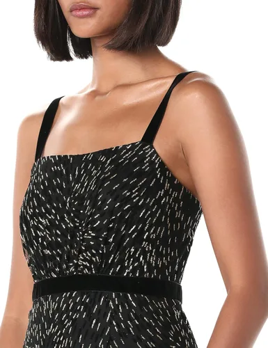 Vista 3 de Adrianna Papell Juego de 2 vestidos de terciopelo con purpurina para mujer