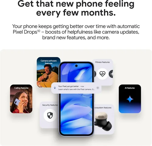 Vista 11 de Teléfono Android Google Pixel 9a con Gemini: teléfono desbloqueado con cámara increíble y edición de fotos con IA, batería para todo el día
