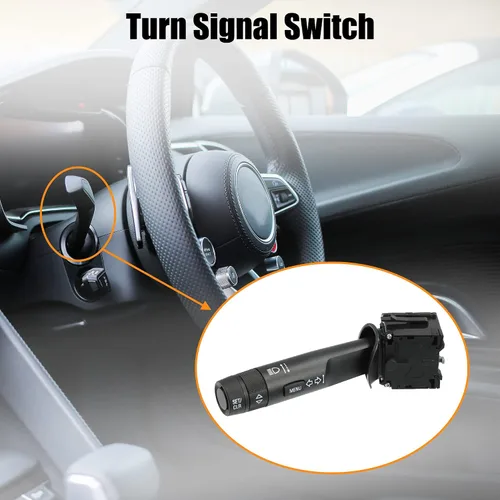 Vista 2 de X AUTOHAUX 20941129 Interruptor de luz de señal de giro Columna Conjunto de interruptor multifunción para Chevrolet Cruze 2011-2016 para Buick Regal