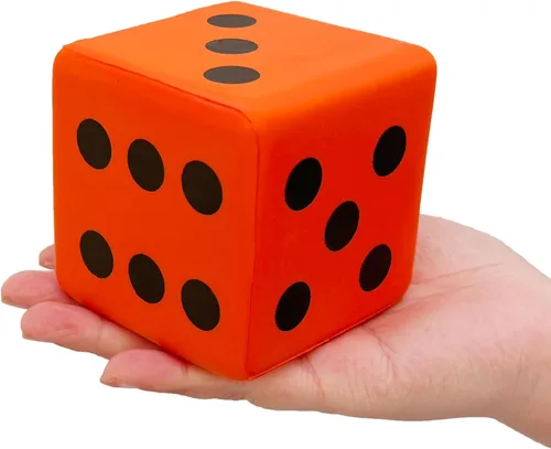 Vista 8 de Juguete de Dados de Espuma de 3.15 Pulgadas: Un Divertido Juguete Educativo de Dados Kawaii Lleno de Diversión para Juegos de Mesa Infantiles