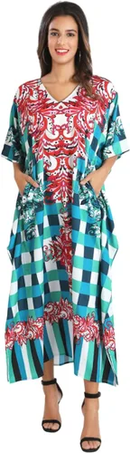Vista 37 de Miss Lavish London - Kaftán largo para mujer - Kaftán de playa africano y kaftan moderno para fiesta y bodas 109-azul