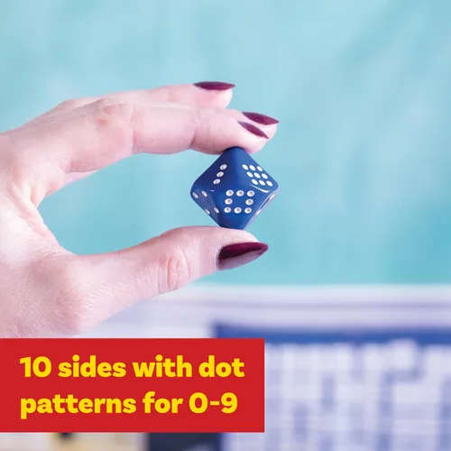 Vista 2 de LEARNING ADVANTAGE Dados de subitización, juego de 6, manipulador matemático práctico Enseña la numeración temprana, juegos de matemáticas